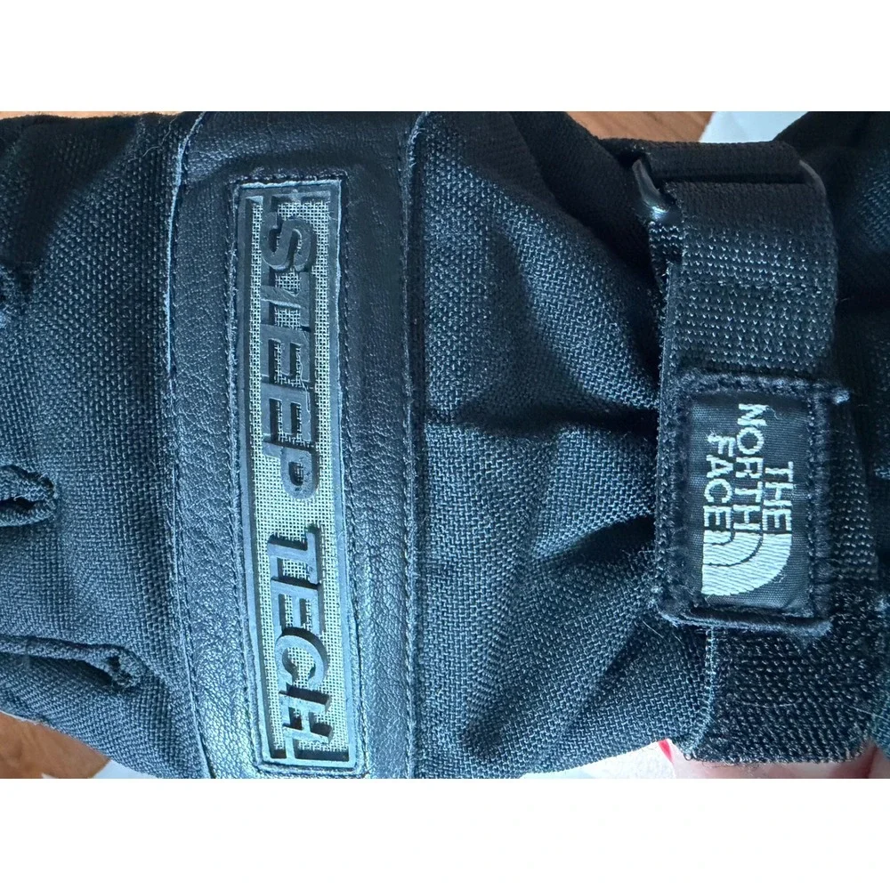 The North Face Steep Tech Gore-Tex Gloves Mens Large Black Leather Ski Snowboard